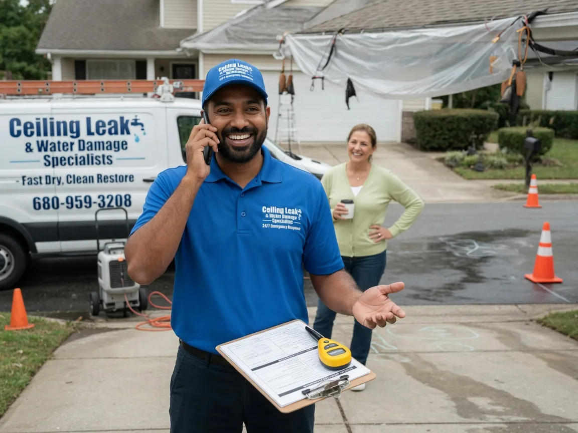 Ceiling Leak Cleanup Scandia, MN FAQs